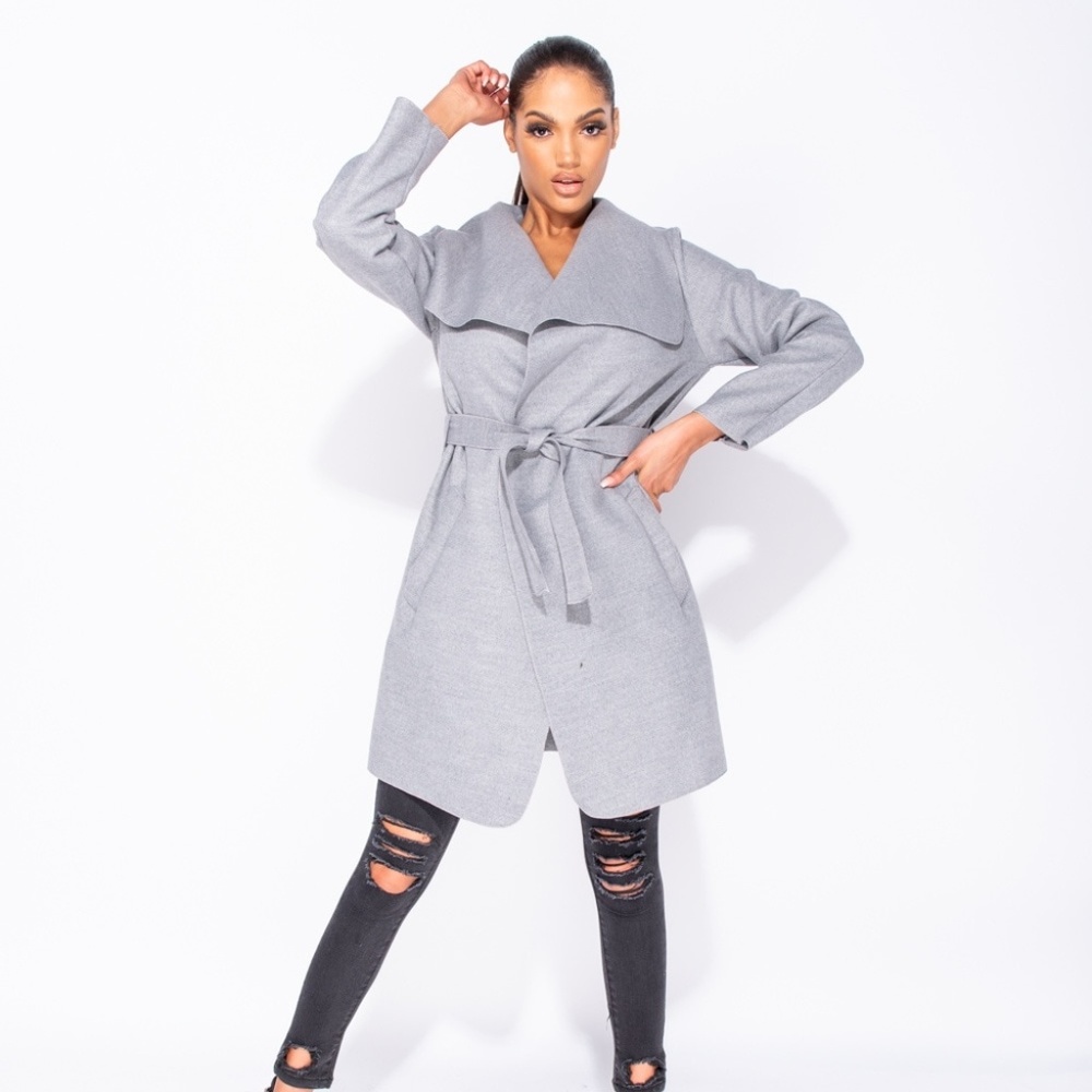Monique Gray Belted Duster Jacket - Picture 5 of 8